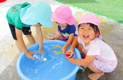 水遊び